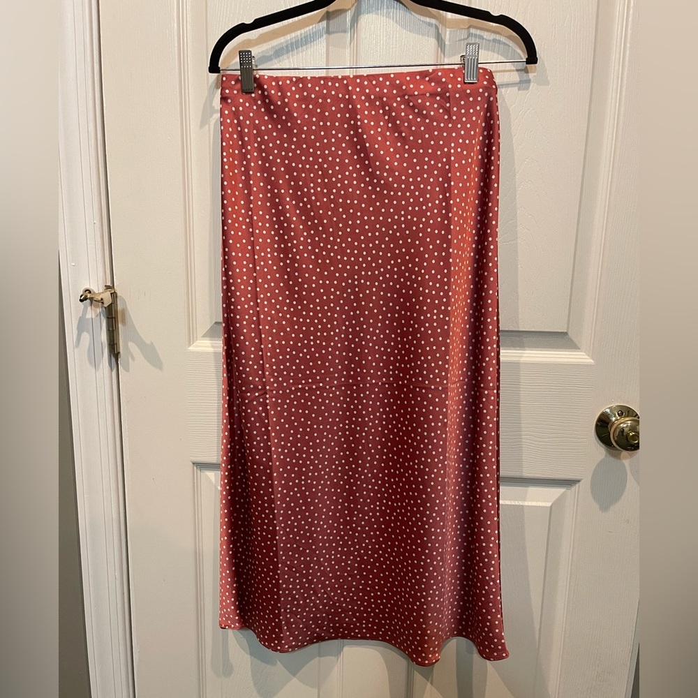 Silky Midi Skirt